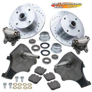Part Number 01-22-6151-0: WILWOOD VW FRONT DISC BRAKE KIT / BALL JOINT / 4 X 130 / SILVER