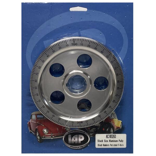Part Number 11-AC105263: ALUMINUM STOCK SIZE CRANK PULLEY