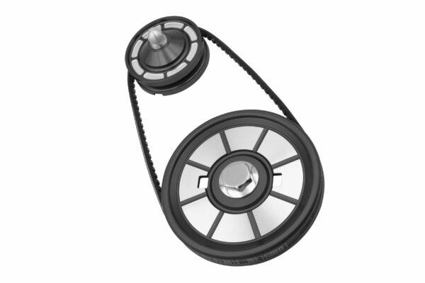 Part Number 01-18-1117-0: EMPI ALUMINUM PULLEY KIT / COLOR MATCHED WITH MACHINED FACE / BLACK