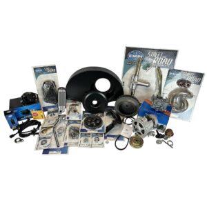Part Number DPP-AK1776BLK-ND: 1600-1776 LONG BLOCK ENGINE ACCESSORY KIT WITH HEI / BLACK TINS / NO DUCTS