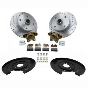 Part Number 01-22-2869-0: FRONT DISC BRAKE KIT / BALL JOINT / 4/130 DRILLED AND SLOTTED WITHOUT SPINDLES