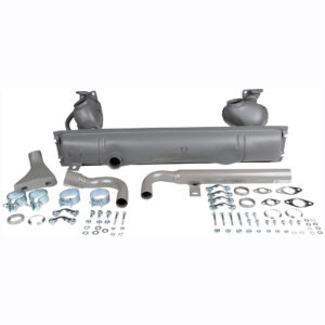 Part Number 01-JP-8176-0: VW EXHAUST SYSTEM COMPLETE / TRANSPORTER TYPE-1 AND TYPE-2 / 1963-71 / OE STYLE