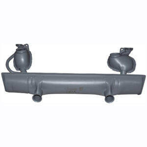 Part Number 01-JP-8188-0: STOCK VW MUFFLER / TYPE-1 1966-79 AND GHIA 1965-74