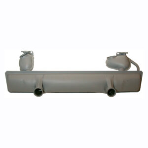 Part Number 01-JP-8189-0: STOCK VW MUFFLER WITH EGR / TYPE-1 1972-74 / EURO SPEC