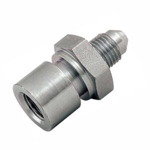 Part Number DPP-AZ50100: -3AN TO 3/16" INVERTED FLARE ADAPTER FITTING