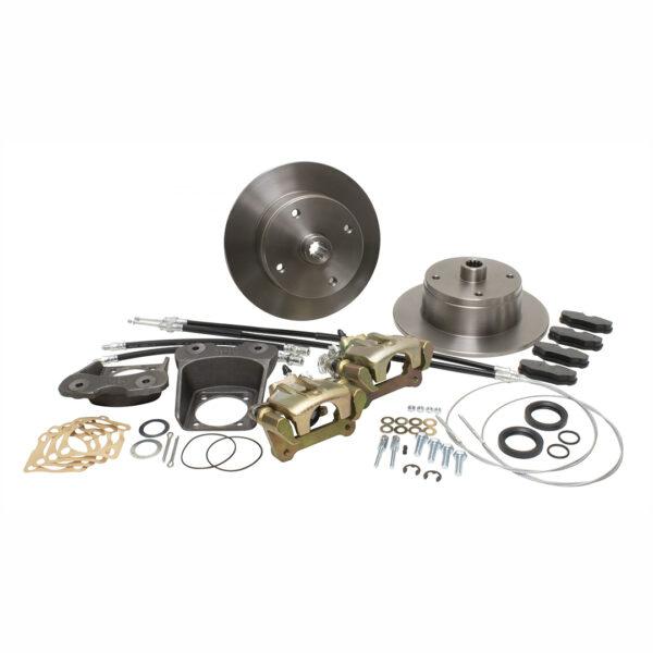 Part Number PK1969-4: VW CHASSIS REBUILD KIT IN A BOX KIT / for 1969-1977 STANDARD BALL-JOINT / I.R.S CHASSIS / KIT COMES WITH 4 X 130mm BRAKES.