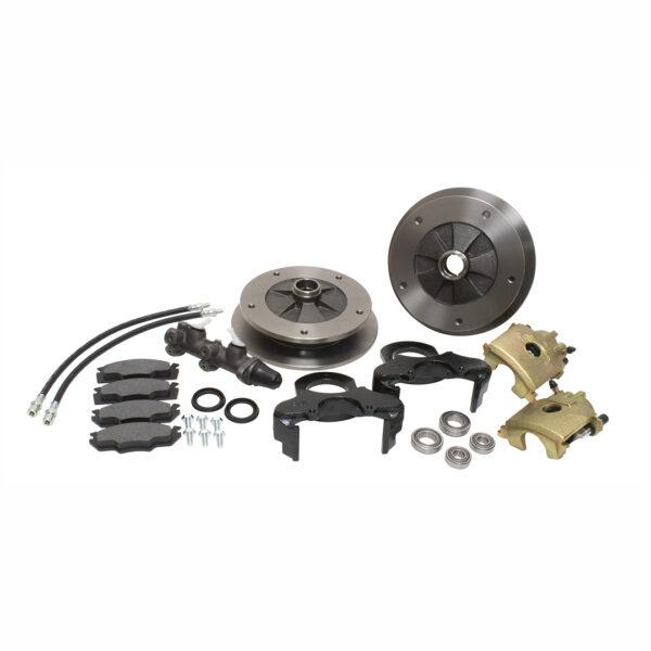 Part Number PK1966-5: VW CHASSIS REBUILD KIT IN A BOX / for 1965-1967 STANDARD BALL-JOINT/ SWING AXLE CHASSIS / KIT COMES WITH WIDE 5 BRAKES. Not for Super Beetle