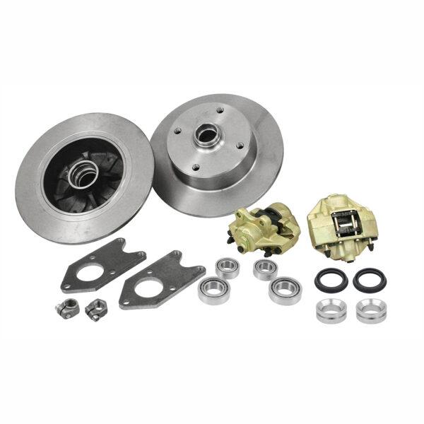 Part Number PK1964-4: VW CHASSIS REBUILD KIT IN A BOX KIT / for 1958-1964 STANDARD LINK-PIN / SWING AXLE CHASSIS / KIT COMES WITH 4 X 130mm BRAKES.