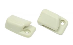 EMPI  4427 : LATE VISOR MOUNTING CLIPS IVORY / PAIR
