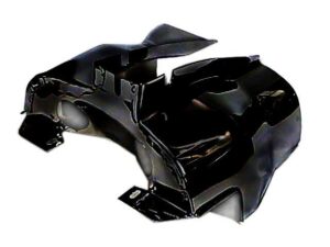 LATEST RAGE 119345BK: BLACK OFF-ROAD DUAL PORT CYLINDER COVERS / PAIR