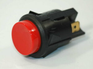 K-FOUR SWITCHES Part Number:  15-132 :  SWITCH/ PUSH BUTTON/ 12V-OFF-ON-16AMP / ROUND RED BUTTON