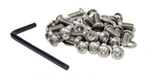 EMPI  17-2960-0 :  STAINLESS STEEL BUTTON HEAD SCREW / 34 PIECES