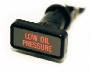 K-FOUR SWITCHES Part Number:  17-568 :  12V LEGEND INDICATOR LIGHT / LOW HYD PRESSURE / RED