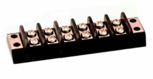 K-FOUR SWITCHES Part Number:  19-447-6 :  SCREW TERMINAL BLOCK / 6 POLE / num 8 SCREW - UP TO 20 AMP