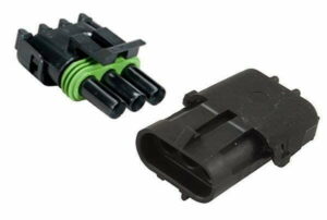 K-FOUR SWITCHES Part Number:  22-123 :  WEATHER PAK CONNECTOR/ 3 CIRCUIT