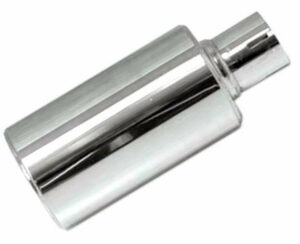 LATEST RAGE 251063: HOT SHOT STAINLESS STEEL MUFFLER 10in LONG WITH 2in INLET / EACH