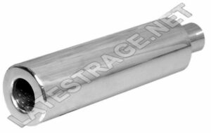LATEST RAGE 251065: STAINLESS STEEL LONG OFF-ROAD STYLE MUFFLER 17in LONG / EACH