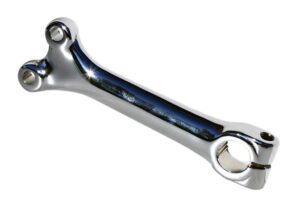 LATEST RAGE 413041: CHROME PITMAN ARM FOR LATE STEERING SHAFT / LINK-PIN TIE ROD END / EACH