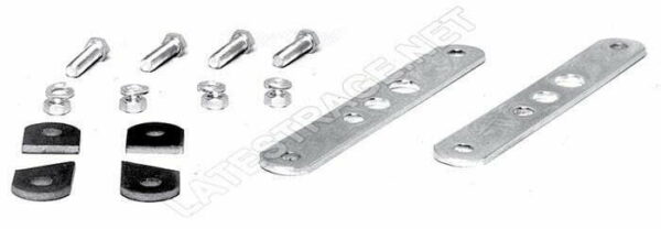 LATEST RAGE 511105S: POLISHED STAINLESS STEEL SPRING PLATE RETAINERS / SET