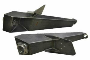 LATEST RAGE 530012E: STANDARD REAR BOX TRAILING ARMS / STOCK WIDTH & 1in LONGER / PAIR