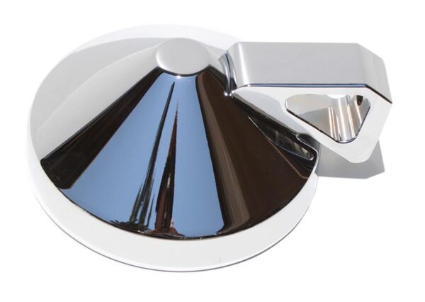LATEST RAGE 857817CF: DELUXE SIDE VIEW MIRROR / FLAT GLASS / CHROME