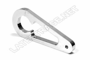 LATEST RAGE 857850LC-15: BILLET MIRROR BRACKET/ LONG/ FOR PANEL MIRRORS/ 1-1/2in/ CHROME/ EACH