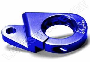 LATEST RAGE 905003BL: BILLET ALUMINUM DISTRIBUTOR CLAMP WITH TIMING MARKS/ BLUE