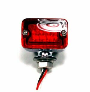 LATEST RAGE 945185LR: MINI TAIL LIGHT / DUAL LED / RED LENS