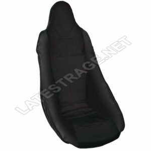 LATEST RAGE COVER-HBPYBK: POLY HIGH BACK SEAT COVER/ BLACK