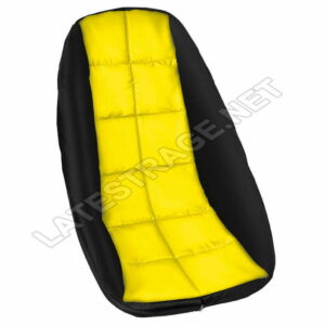 LATEST RAGE COVER-LBFGY: FIBERGLASS LOW BACK SEAT COVER/ YELLOW