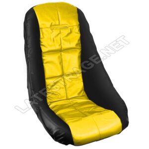 LATEST RAGE COVER-LBPYY: POLY LOW BACK SEAT COVER/ YELLOW