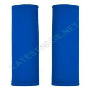 LATEST RAGE PAD-2BL: 2in BLACK SHOULDER PADS / BLUE/ PAIR