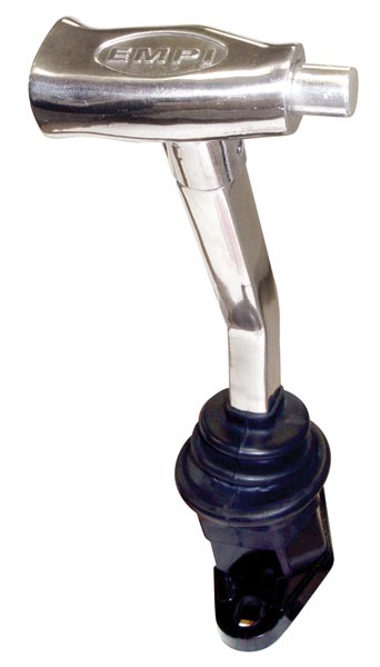 EMPI  4497 : POLISHED ALUMINUM T-HANDLE SHIFTER  /RIGHT HAND DRIVE / STANDARD