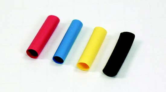 K-FOUR SWITCHES Part Number:  19-150-20 :  HEAT SHRINK TUBING / 3/16 in DIA / 1IN LONG, BLACK / QTY20