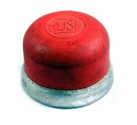 K-FOUR SWITCHES Part Number:  19-511 :  PUSH BUTTON SWITCH COVER FOR PART num 04-15-100 / RED