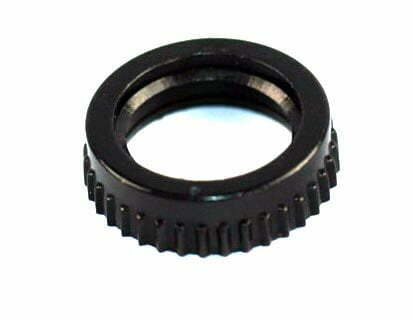 K-FOUR SWITCHES Part Number:  19-561 :  REPLACEMENT BLACK KNURLED NUTS FOR SWITCHES / 15-32 THREAD / QTY 4