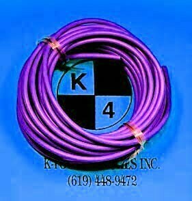 K-FOUR SWITCHES Part Number:  40-239 :  PRIMARY WIRE / 14 GAUGE / 20ft LONG / PURPLE