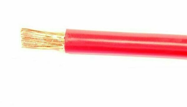 K-FOUR SWITCHES Part Number:  40-460 :  WELDING CABLE / 2 GA / RED / PER FT