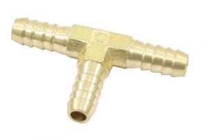EMPI  43-4402 : BRASS FUEL T-FITTING/1/4in/EA
