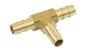 EMPI  43-5203 : BRASS FUEL T-FITTING/5/16inEA