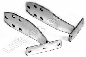 LATEST RAGE 707024: BRACKET FOR BILLET BUMPER/ FRONT/ LATE STYLE/ PAIR
