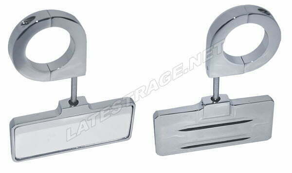 LATEST RAGE 857840-15: CLAMP-ON SAND RAIL REAR VIEW MIRROR/ 1-1/2in/ CHROME