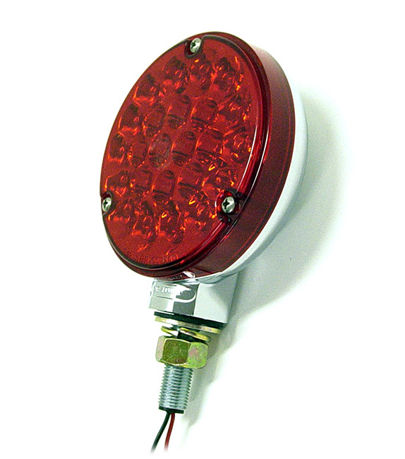 LATEST RAGE 945192R: CHROME L.E.D. TAILLIGHT/ RED / EACH